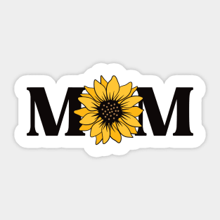 Mom Sunflower Sticker